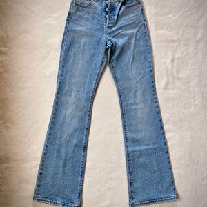 Levi's Blue Ribcage Boot Cut Jeans high waisted (waist size 24)